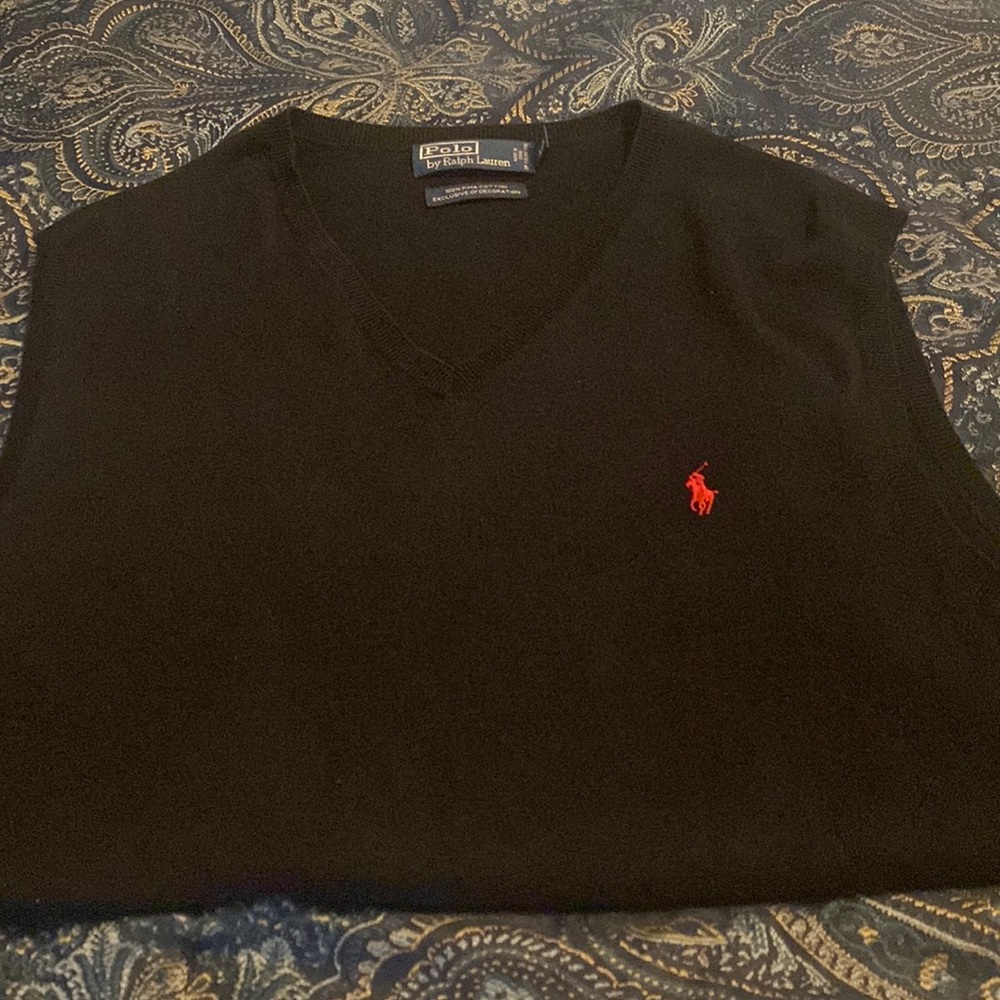 Black Polo Ralph Lauren vest